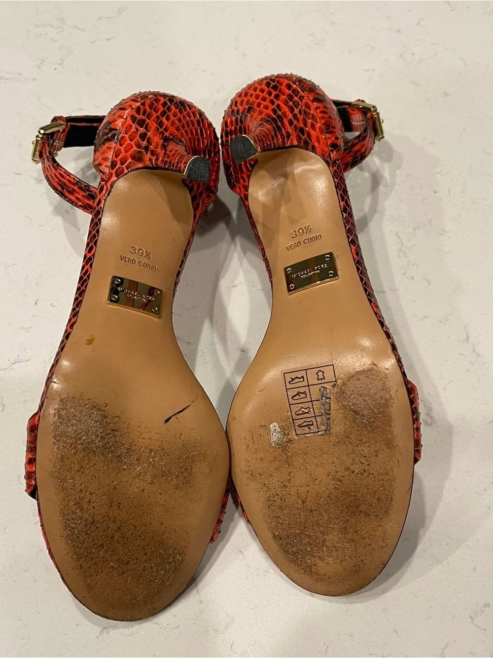 Michael Kors Collection ankle strap sandal 39.5 B