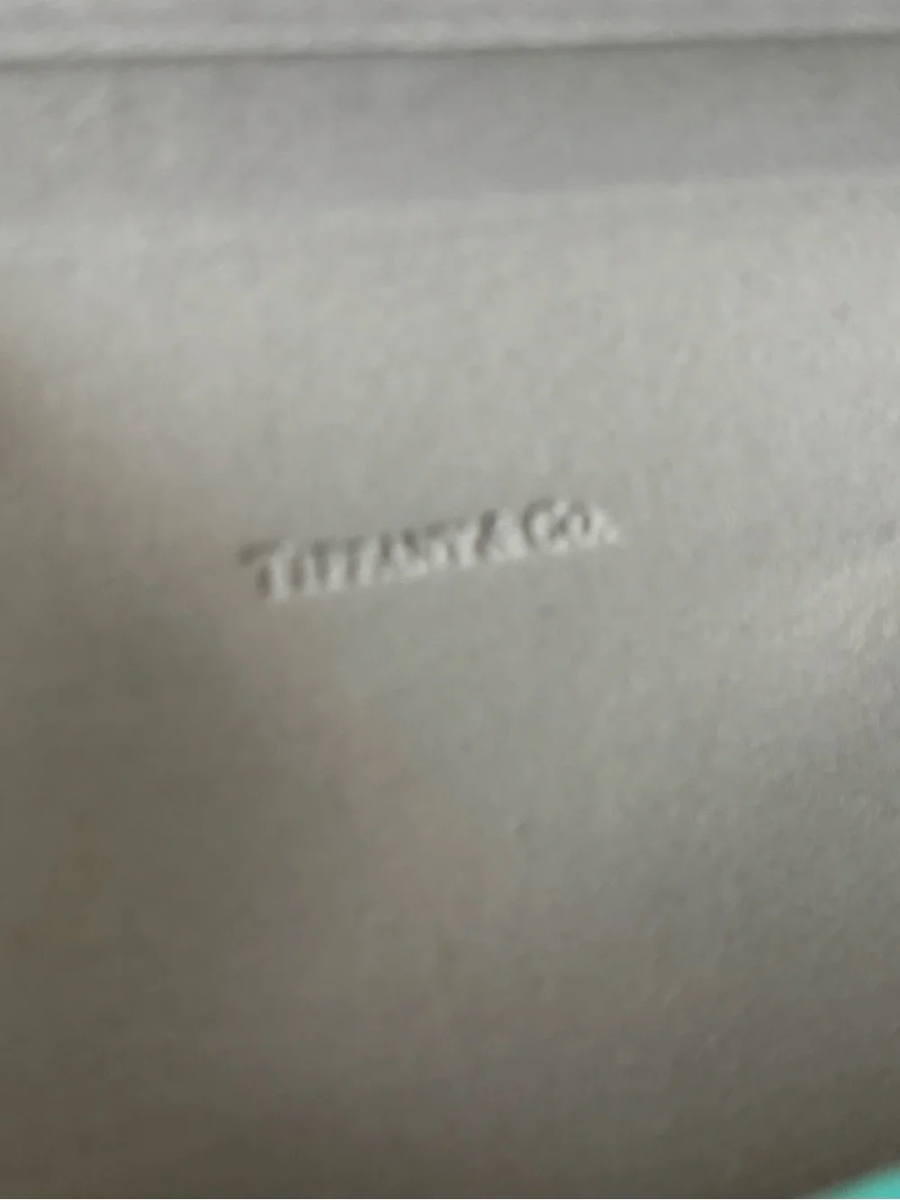 Tiffany & Co. Pebbled Leather Glasses Case in Tiffany Blue