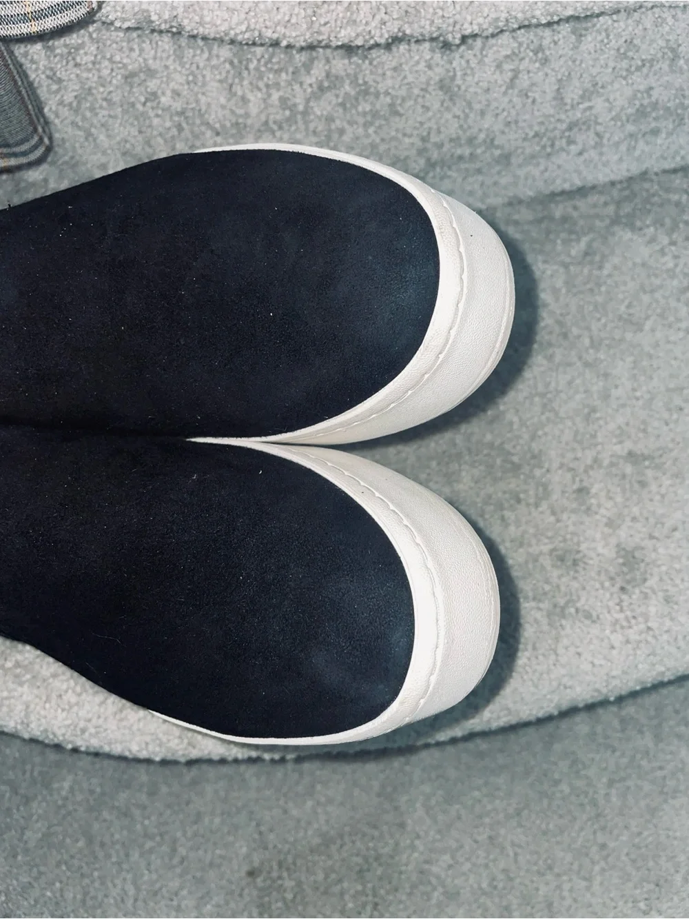 Vince Black Suede Slip-On Platform Sneakers - Women