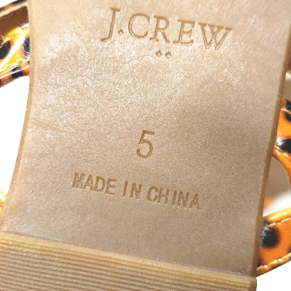 J. Crew tortoise print