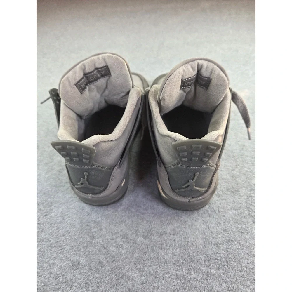 Jordan Kids Air Jordan 4 Retro SE Wet Cement Sneakers 5Y Grey Streetwear