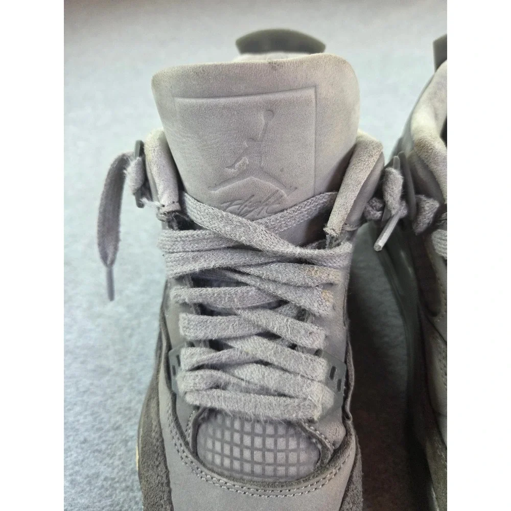 Jordan Kids Air Jordan 4 Retro SE Wet Cement Sneakers 5Y Grey Streetwear