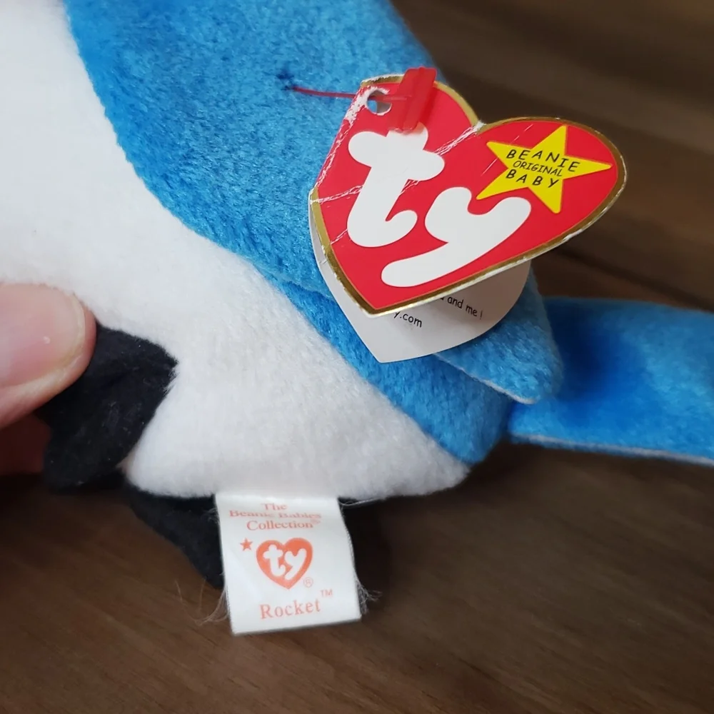 Ty Beanie Baby NWT 1997 ROCKET The Bluejay