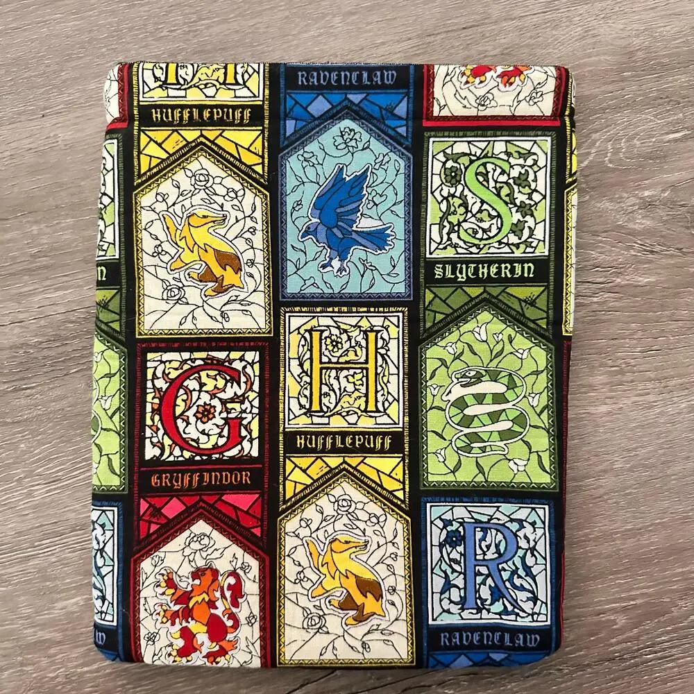 Harry Potter Houses Cloth Tablet E-Reader Carrying Case Book