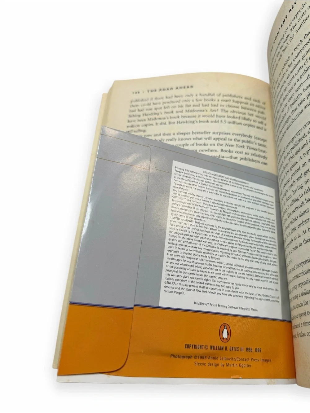 Bill Gates The Road Ahead Revised Book w/ Interactive CD-ROM Penguin 1996