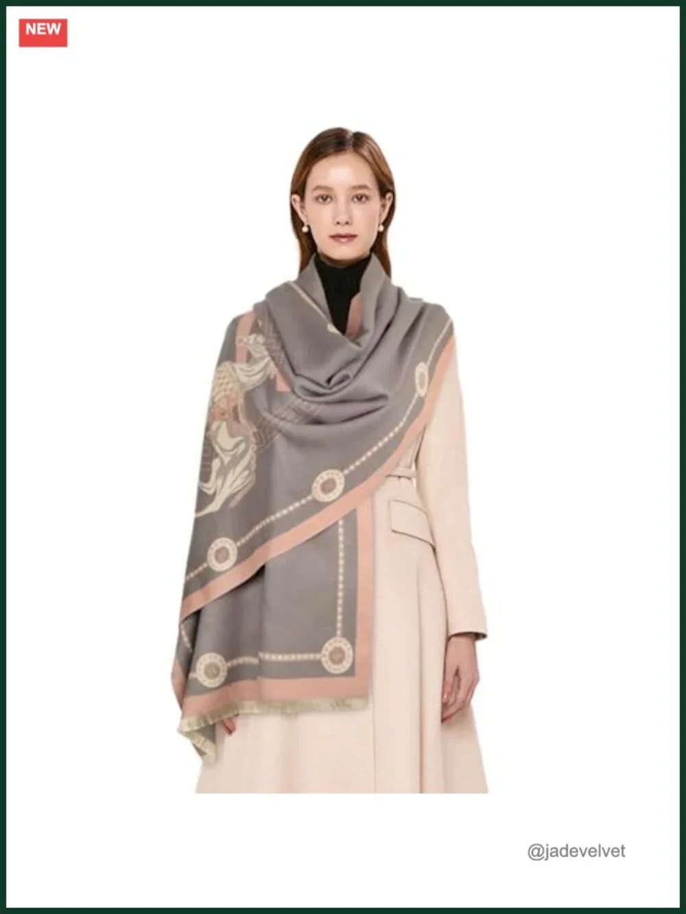 Pashmina Shawl Wrap Blanket Scarf for Women Cashmere Poncho Cape Evening Dress