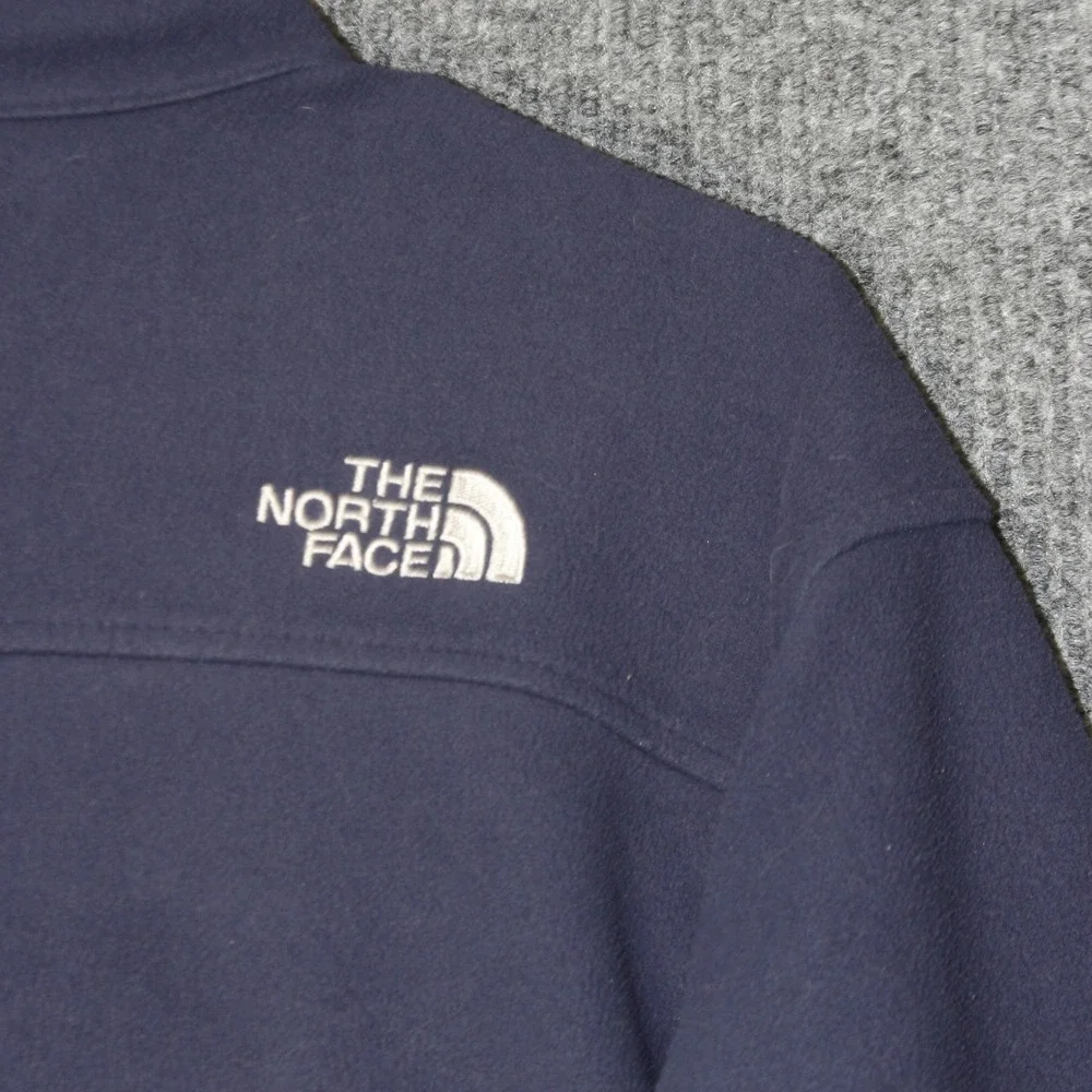 The North Face Fleece Jacket Mens‎ L Blue Full Zip Mock Neck Outdoor Gorpcore