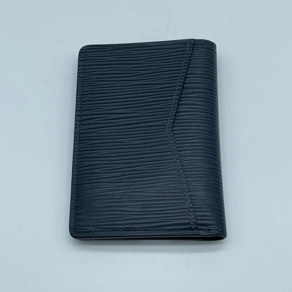 LOUIS VUITTON Navy Epi‎ Leather Pocket Organizer; excellent condition