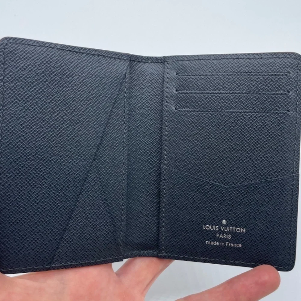 LOUIS VUITTON Navy Epi‎ Leather Pocket Organizer; excellent condition