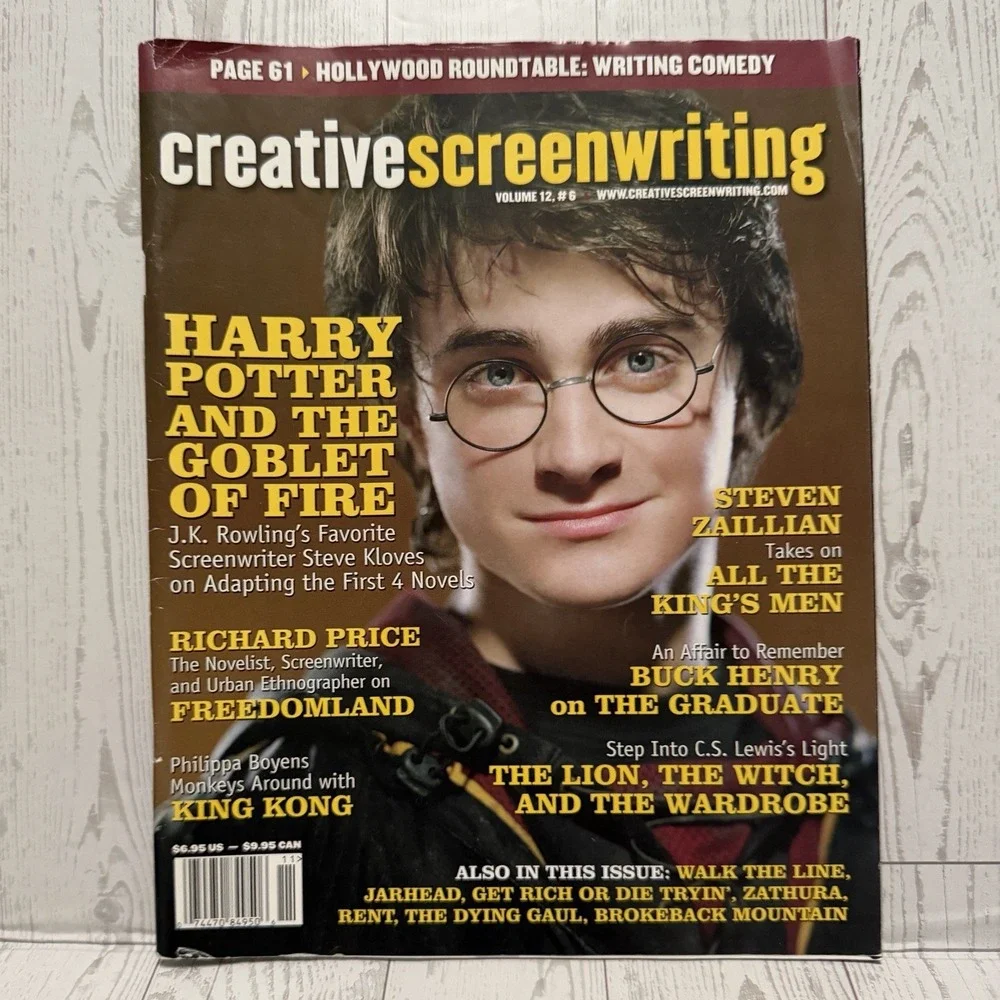Creative Screenwriting Magazine Harry Potter Goblet Of Fire 2005 Vol 5 #6 Kloves