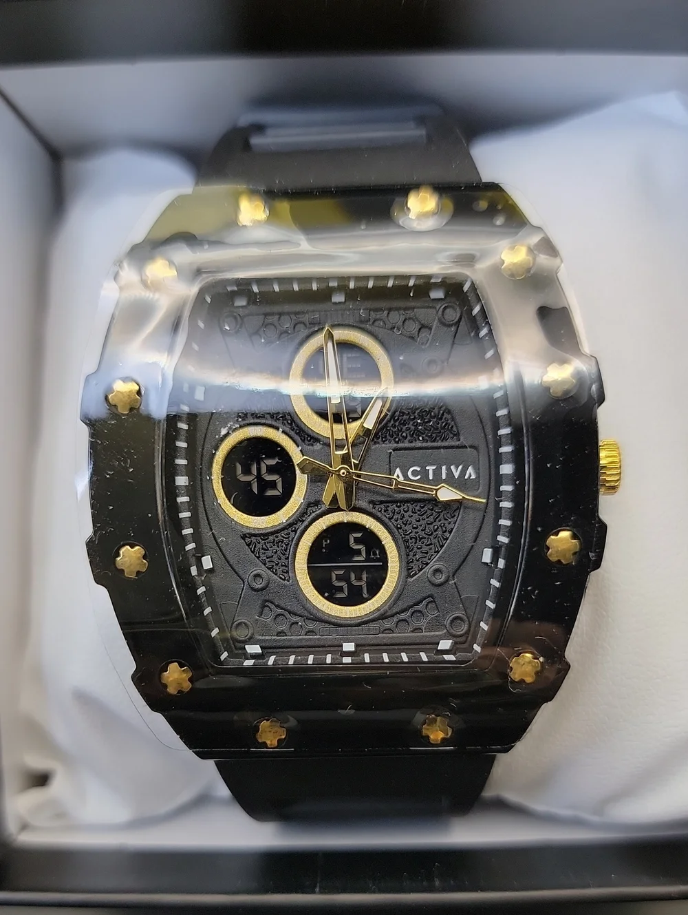 NEW Activa 🔥 Invicta Digital Essentials Men's Watch - 42.8mm, Black ACW2605-004