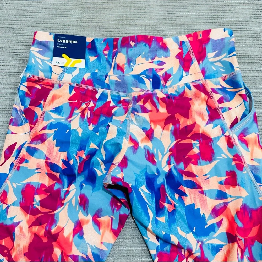 NWT Old Navy Girls Leggings Pants High Rise Athletic Powersoft‎ 7/8 XL 14-16