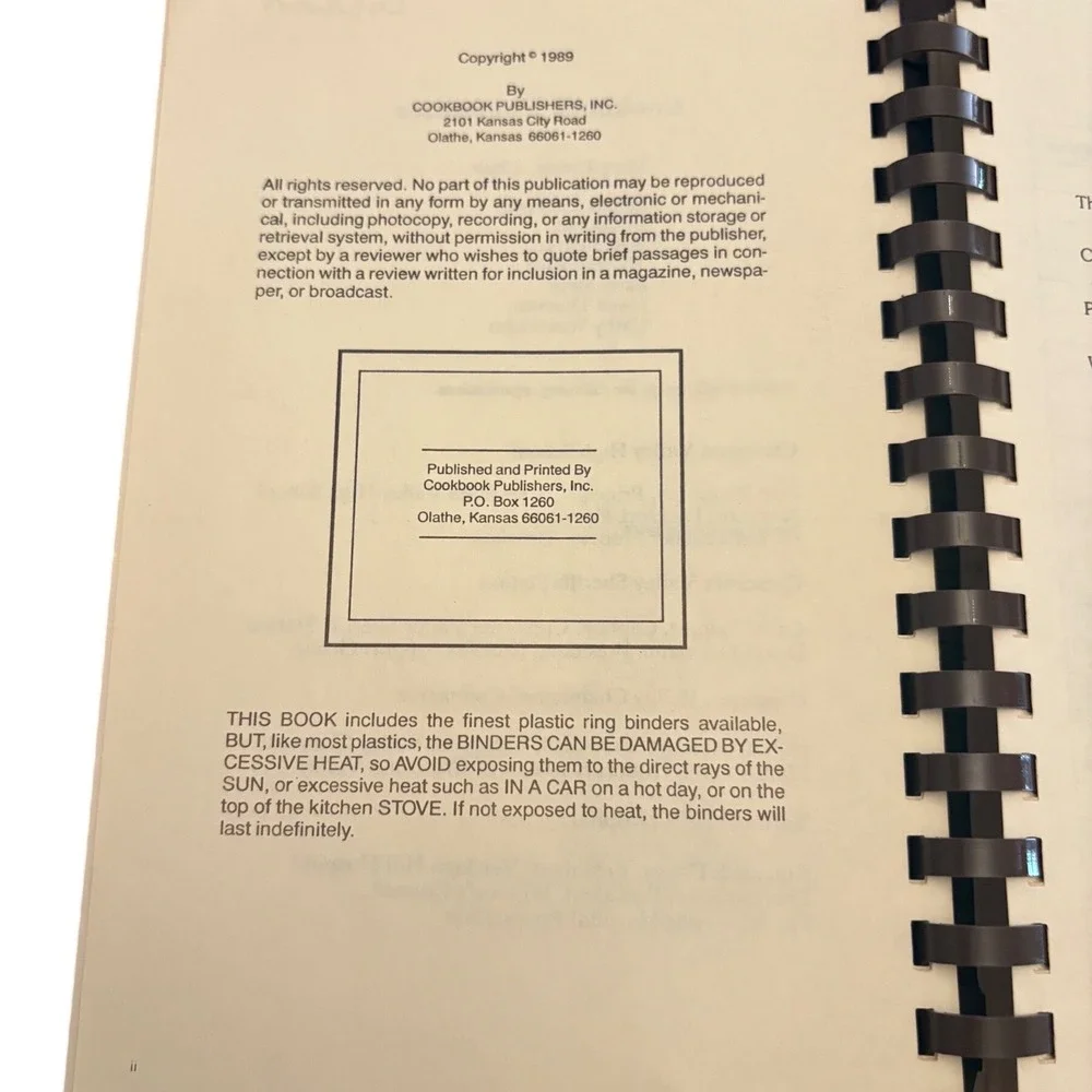 Cookbook Publishers cvhs cultural