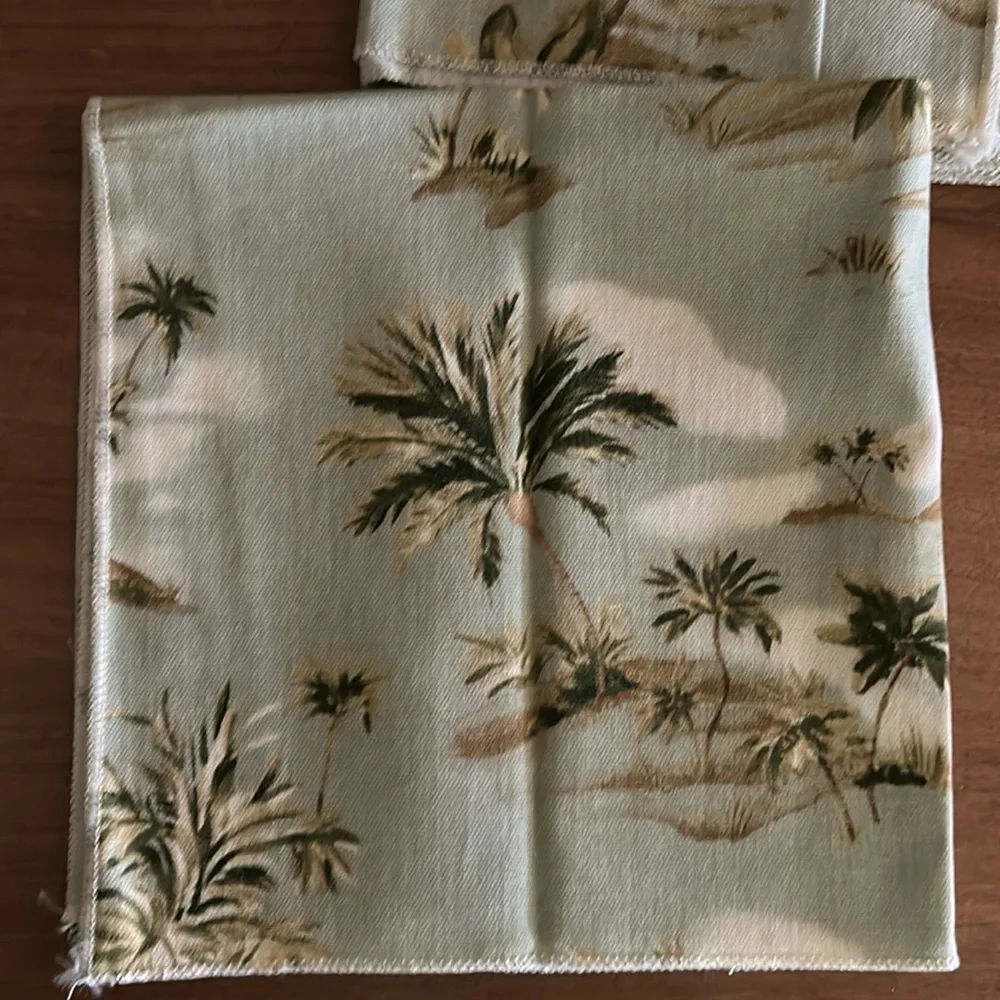 Palm tree napkins