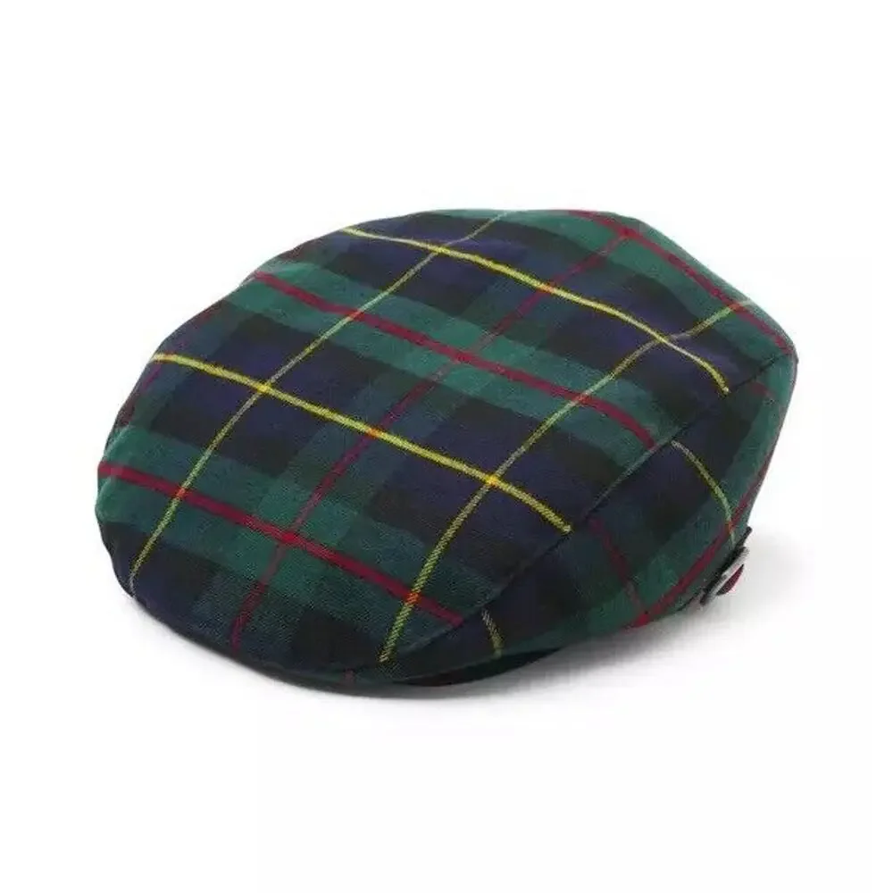 Janie And Jack Evergreen Plaid Newsboy Cap Youth Size 2-3T‎ (MSRP $24)