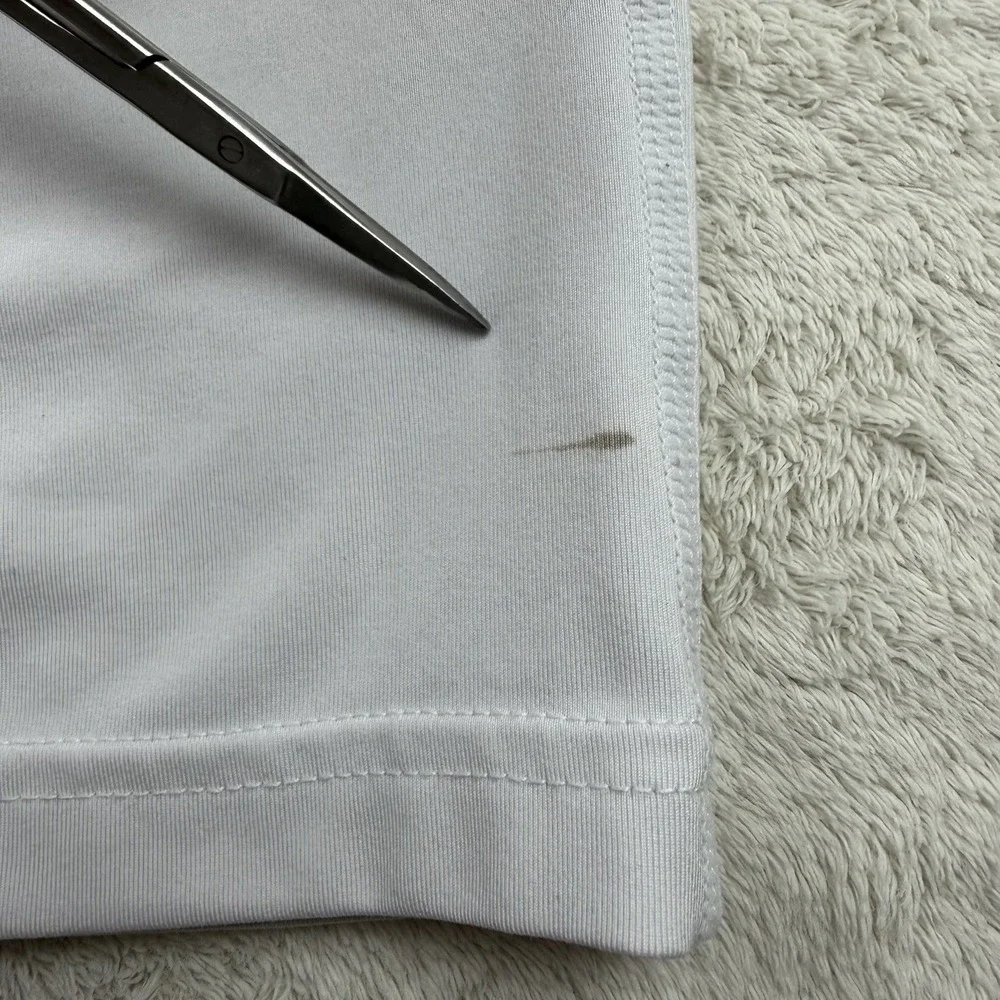 Polo Sport by‎ Ralph Lauren Men's 3/4 Compression Tights White-READ