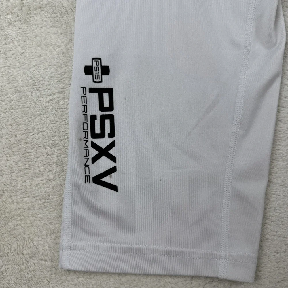 Polo Sport by‎ Ralph Lauren Men's 3/4 Compression Tights White-READ