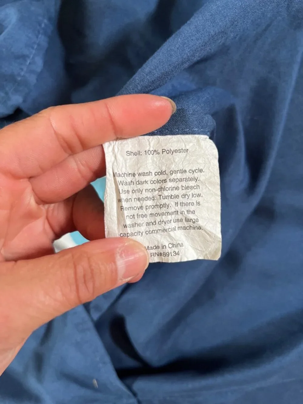 N/A fabric content