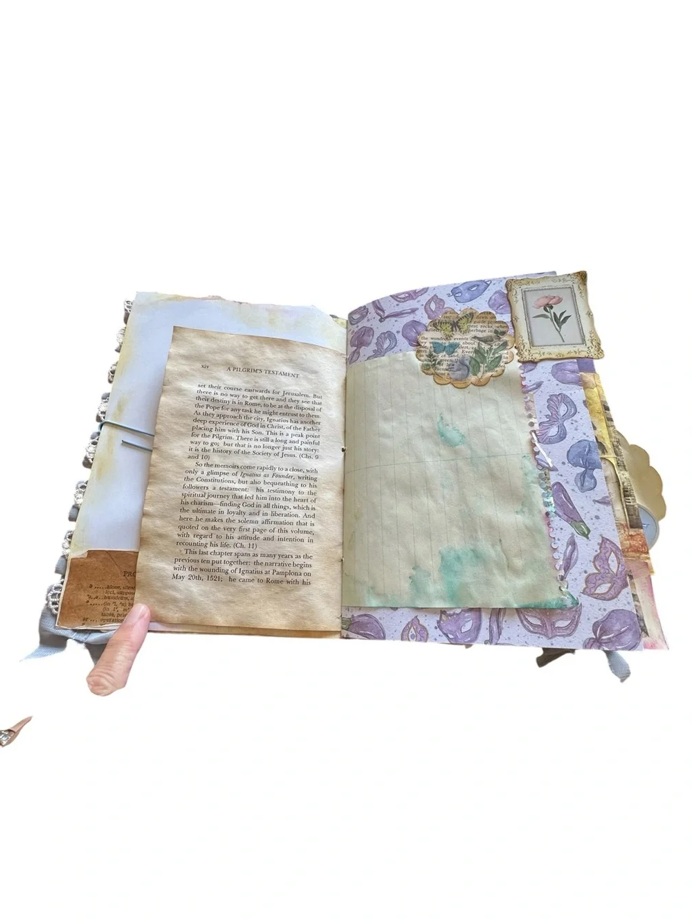 Handmade Junk Journal Masquerade Ball Theme One of a Kind