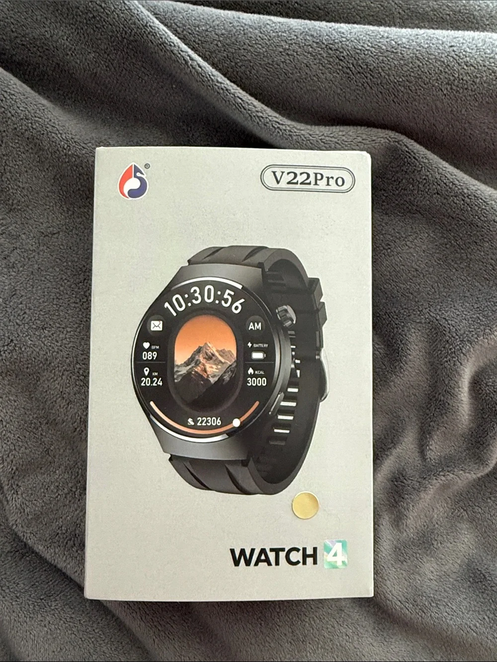 V22Pro Smart Watch 4 - Black