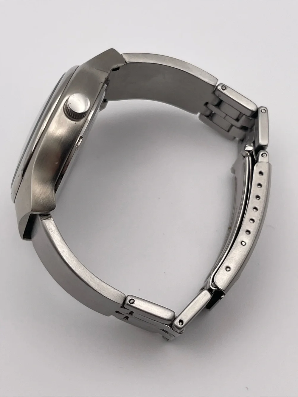 Vintage Fossil Big Tic watch stainless steel