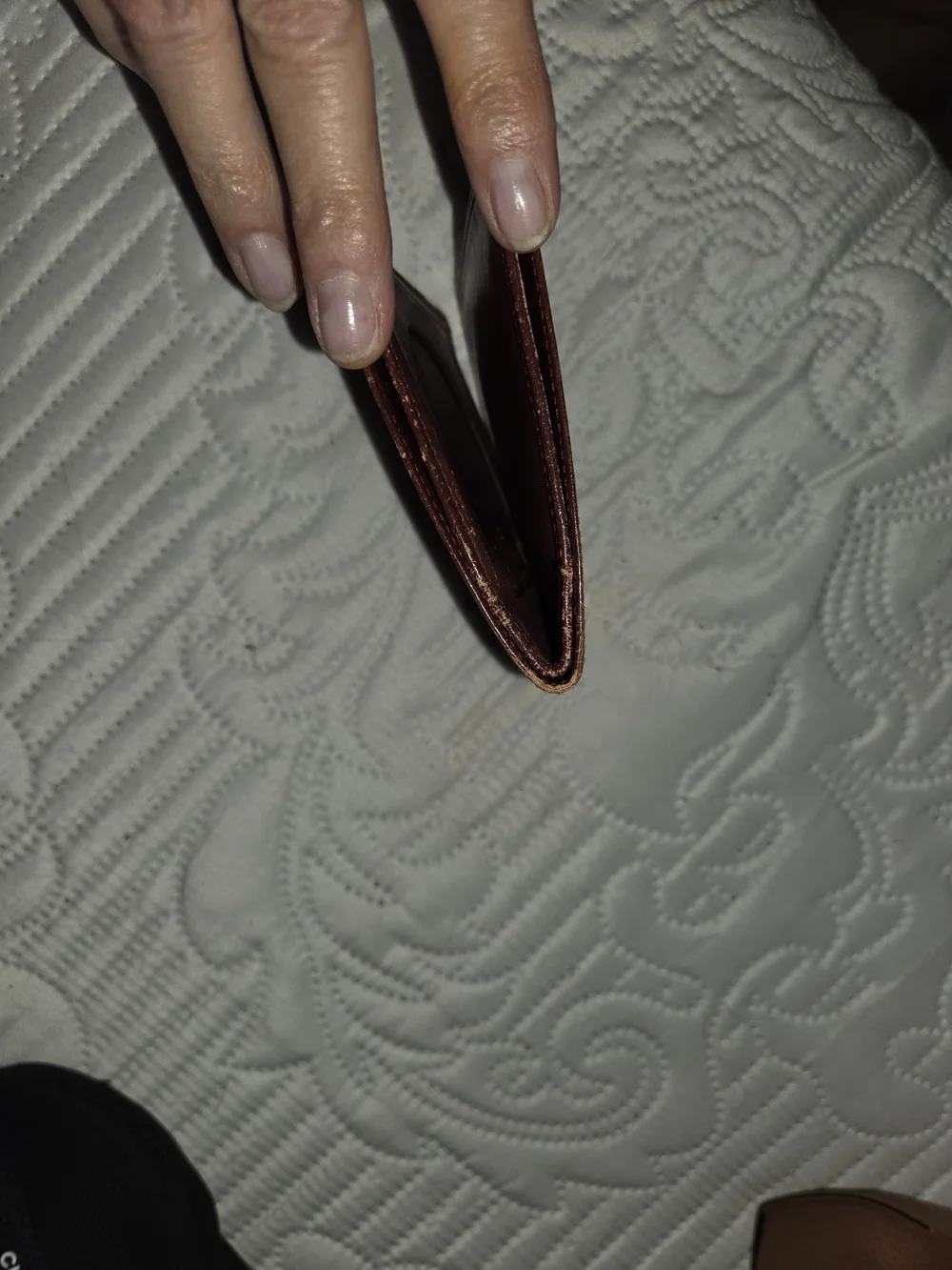 Cartier compact leather