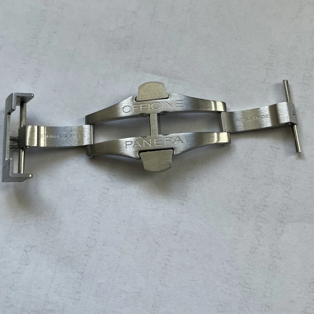 Panerai 24/22mm Brushed Stainless Steel Deployant Clasp