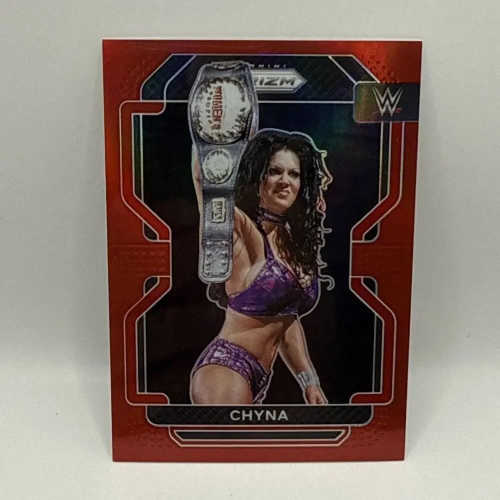 2022 Panini Prizm WWE Red Prizm /299 Chyna #165 Woman’s Champion HOF