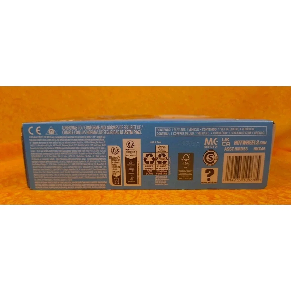 Hot Wheels‎ City Fuel Station Shift Track Set Sealed Mattel Toy Car HKX45