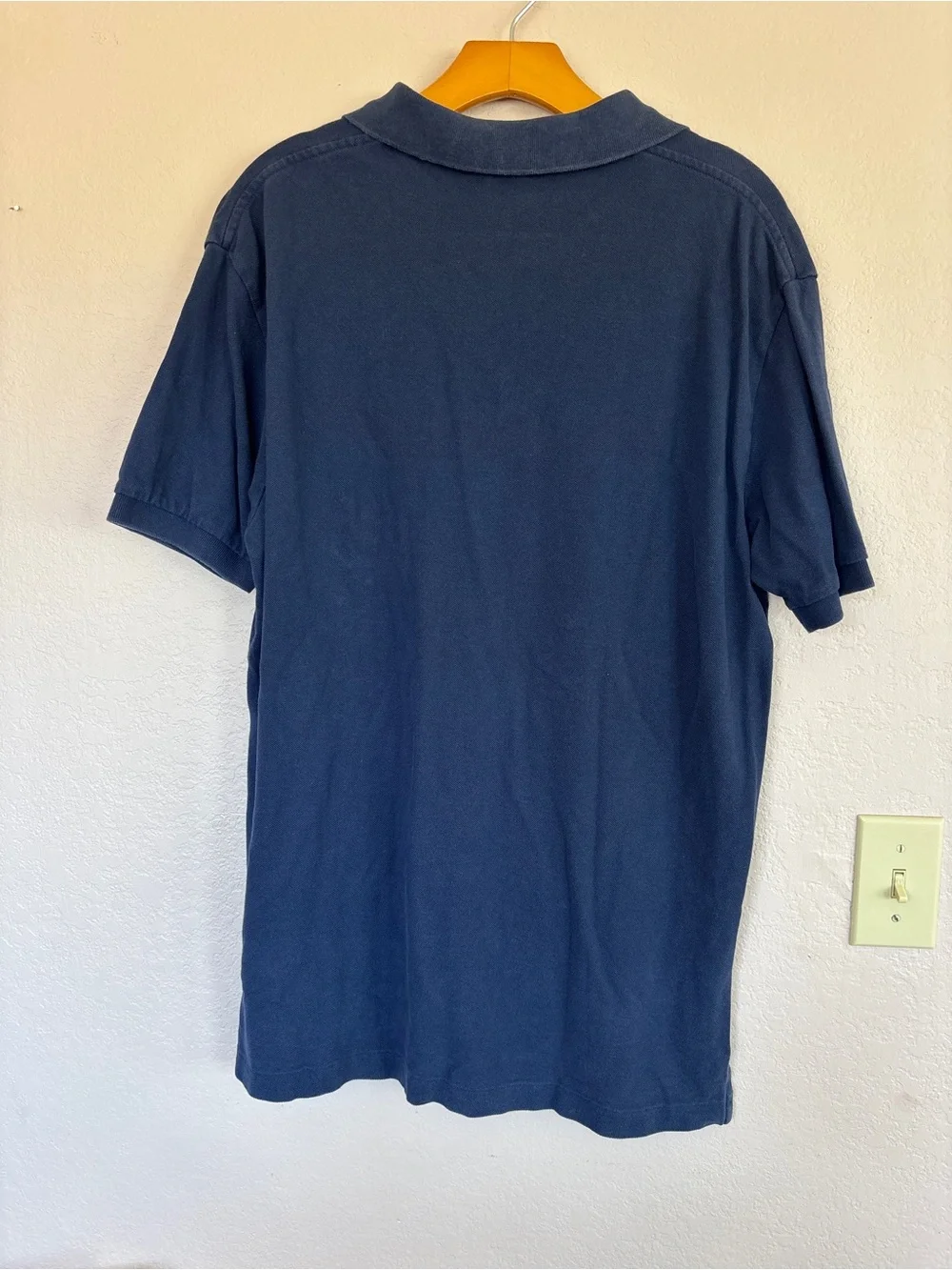 Ralph Lauren Navy Polo with Embroidered Bear size L