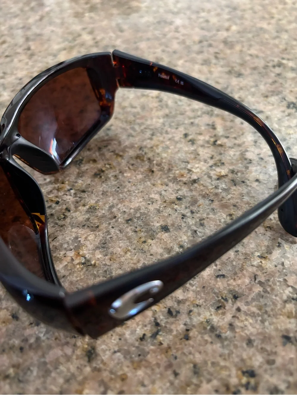 Costa Men's Tortoise Frame Sunglasses with Blue Lenses