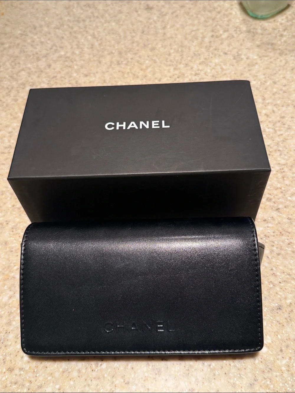 CHANEL Black Sunglasses Case