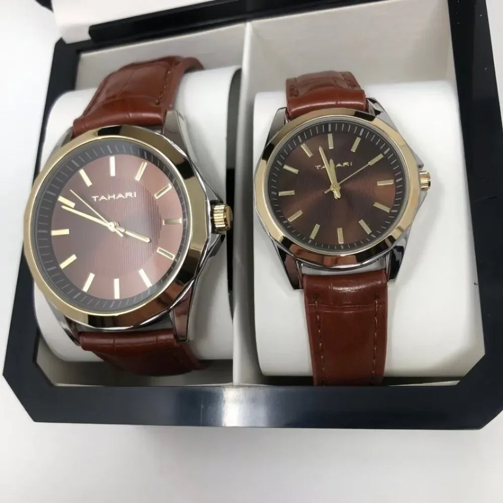 NIB - Tahari His and Her's Matching Watch Set (2 Watches)