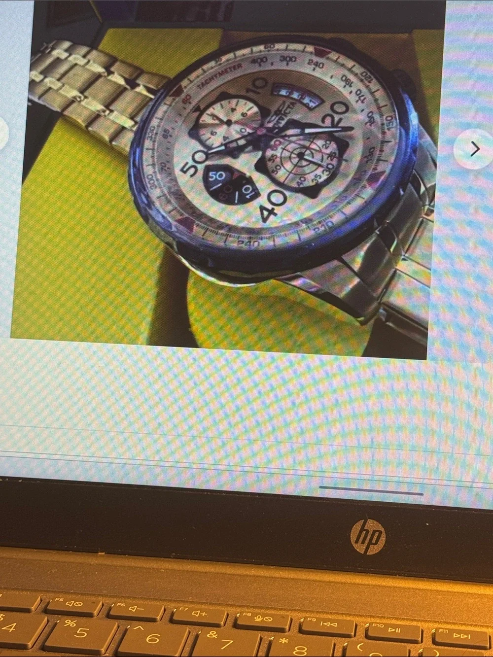 Men's Invicta 17205 aviator chronograph Gold-Tone watch
