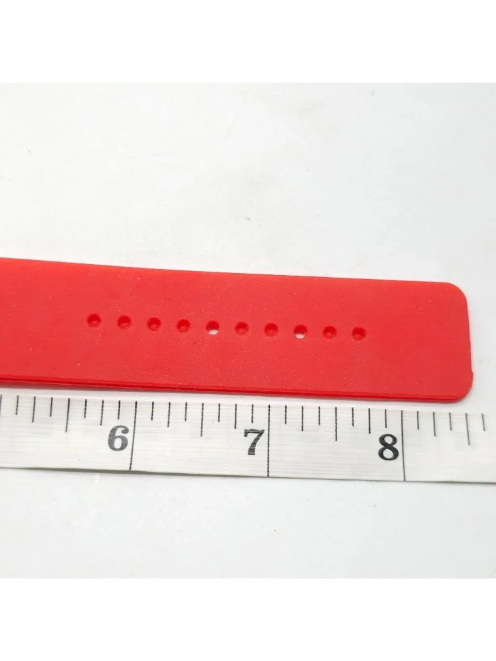 Vintage Adidas LED Digital Watch With Red Silicone Strap Stainless Steel C699