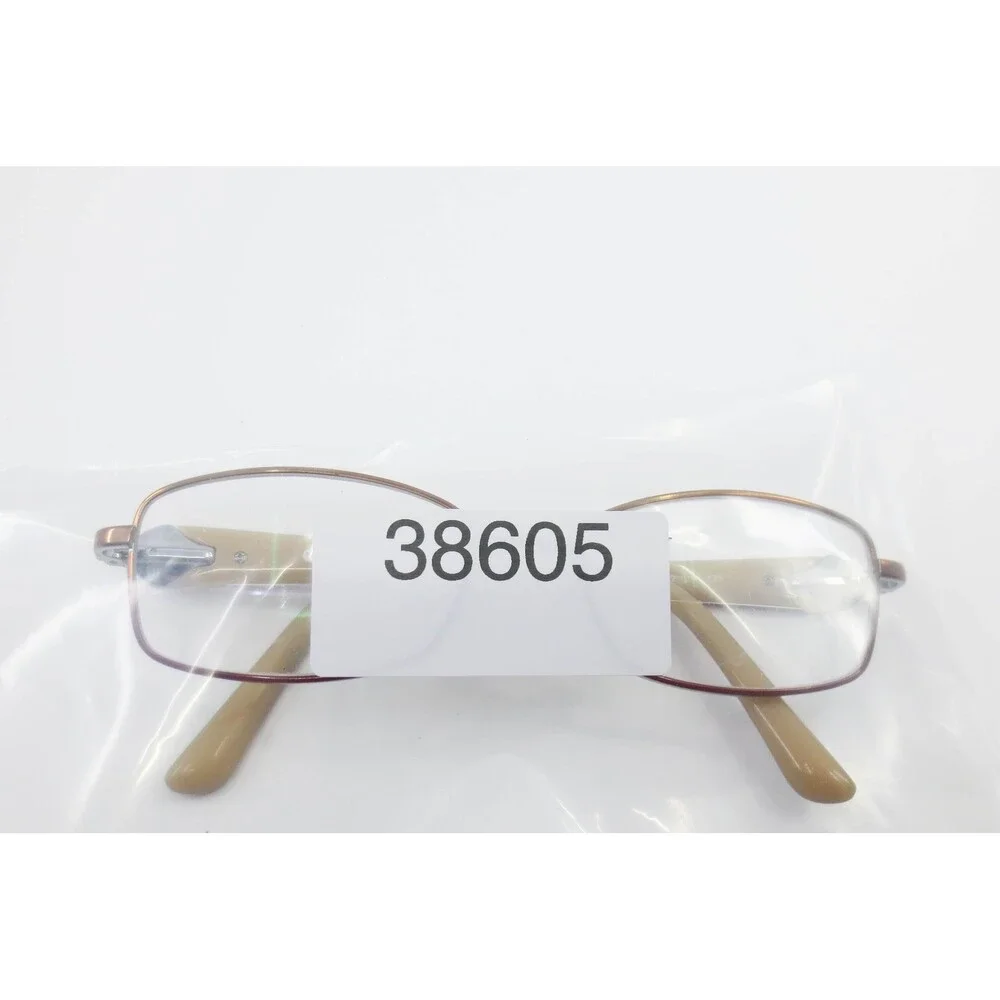 Vogue VO 3845-B Brown Burgundy Rhinestone Heart Eyeglasses Frames 52-16-135 835