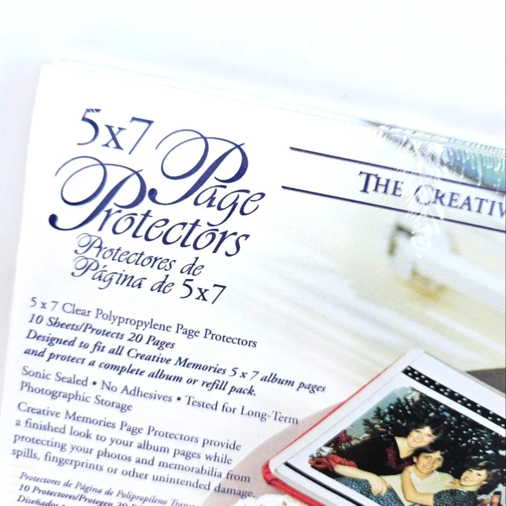 Creative Memories 5x7 Page Protectors Refill NEW Retired CM Scrapbook Sleeves