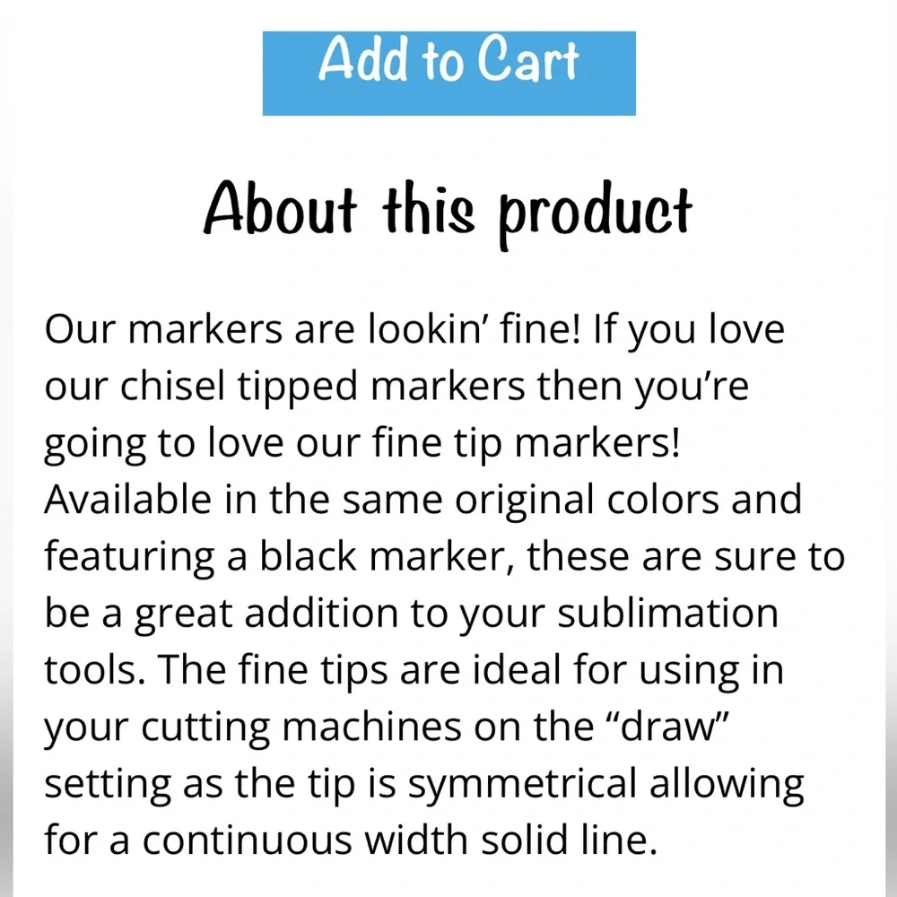 Artesprix sublimation markers