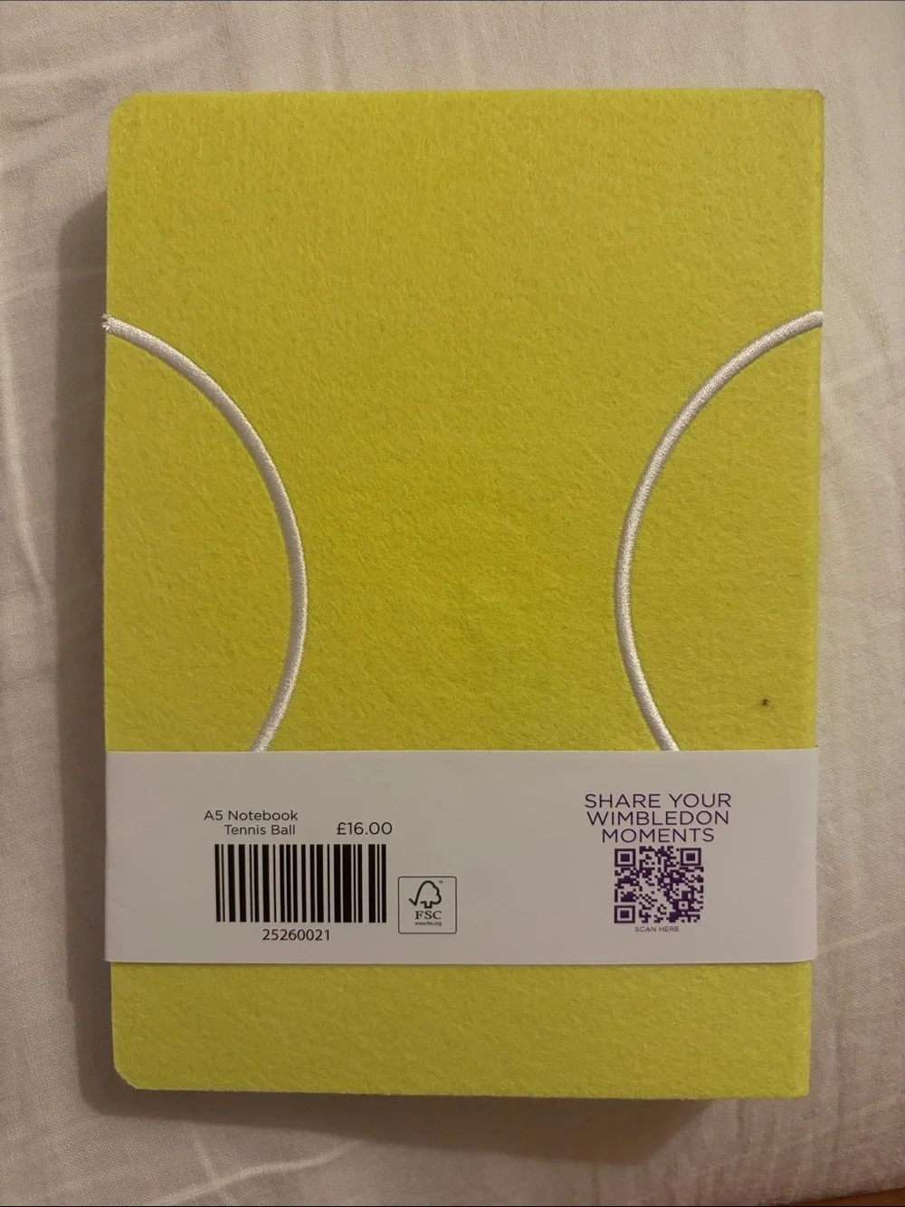 Wimbledon A5 notebook
