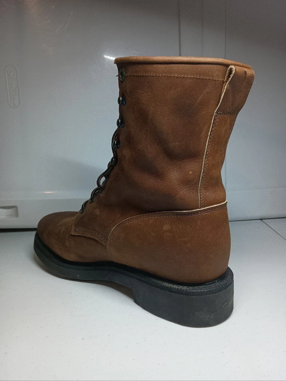 Justin Boots about order leather