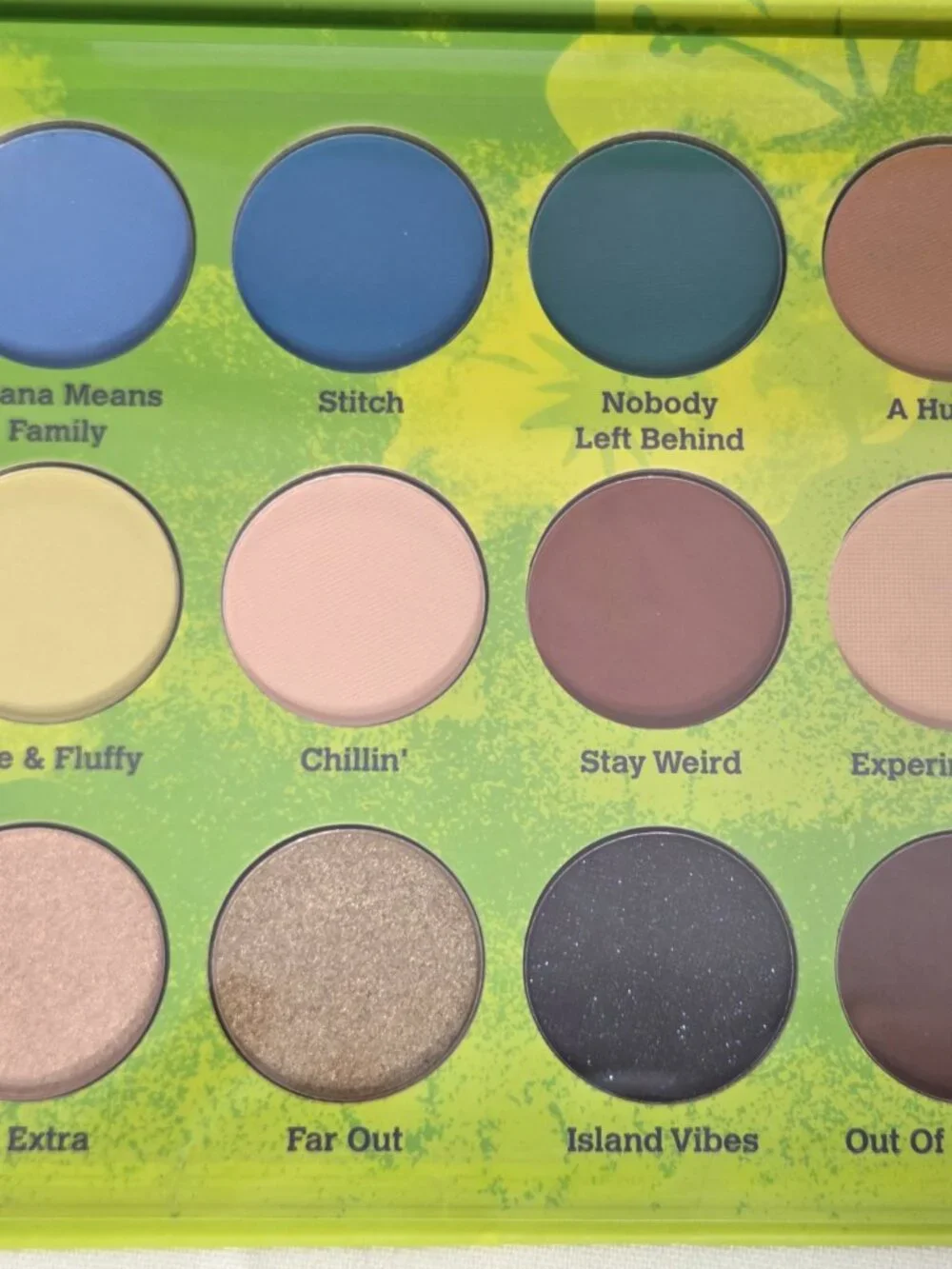 Disney Stitch Eyeshadow Palette Centric Beauty Matte Shimmer Makeup Gift New NIB