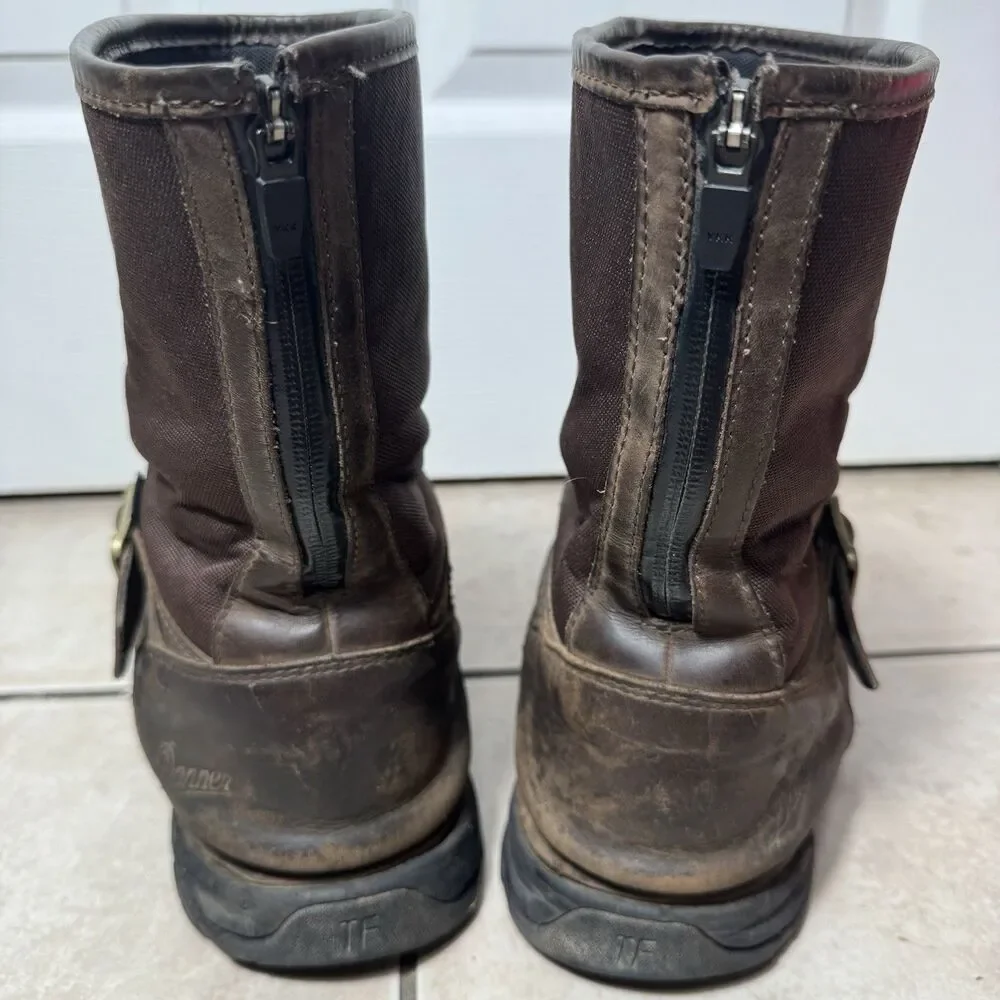 Danner Sharptail Men’s 11 EE 10” Rear-Zip Hunting Hiking Boots Waterproof Brown