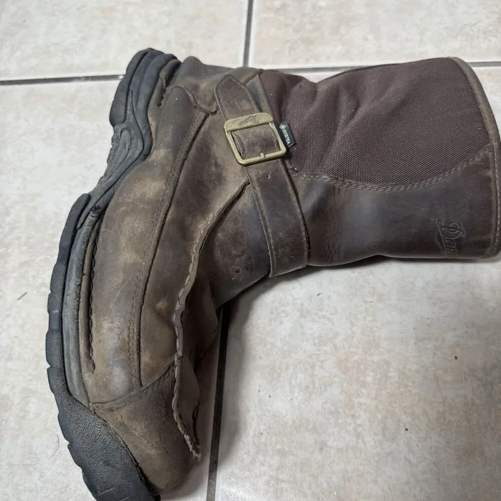 Danner Sharptail Men’s 11 EE 10” Rear-Zip Hunting Hiking Boots Waterproof Brown