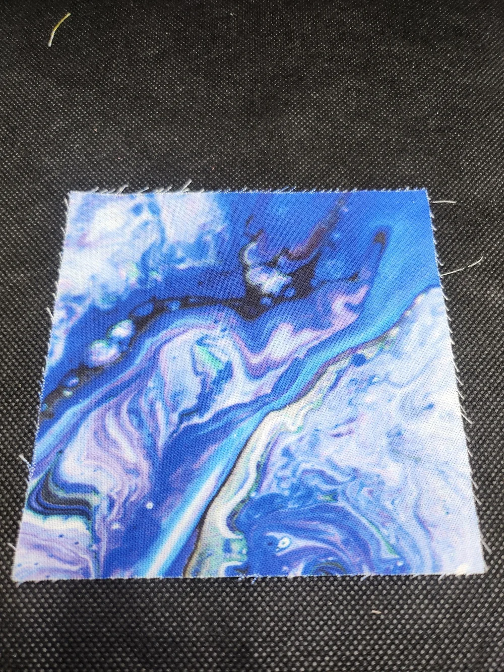 2 4.50 inch precut cotton fabric squares; great for quilting and crafting