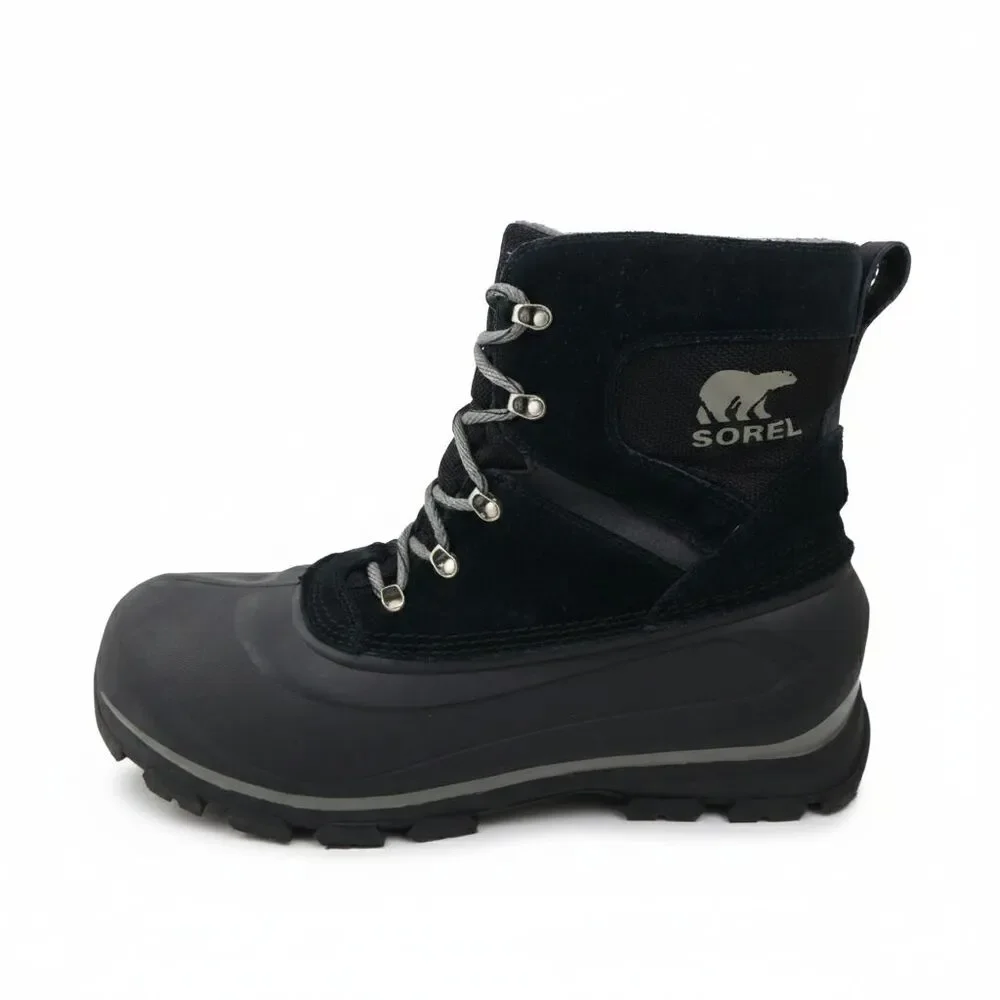 SOREL Men's US Size 10.5 Buxton Lace Waterproof Winter Boot Black