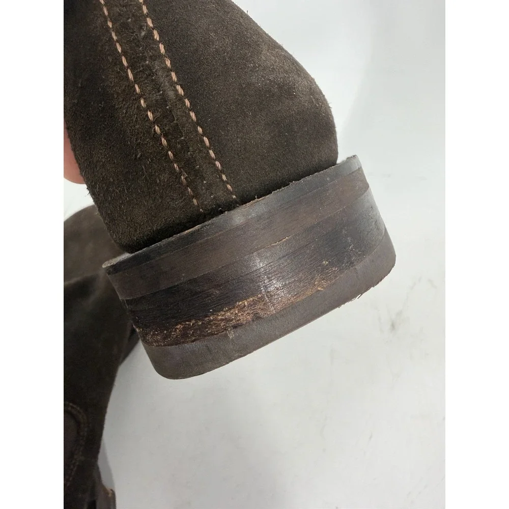 RM Williams Comfort Craftsman Boot in Chocolate Suede Size 10.5 G
