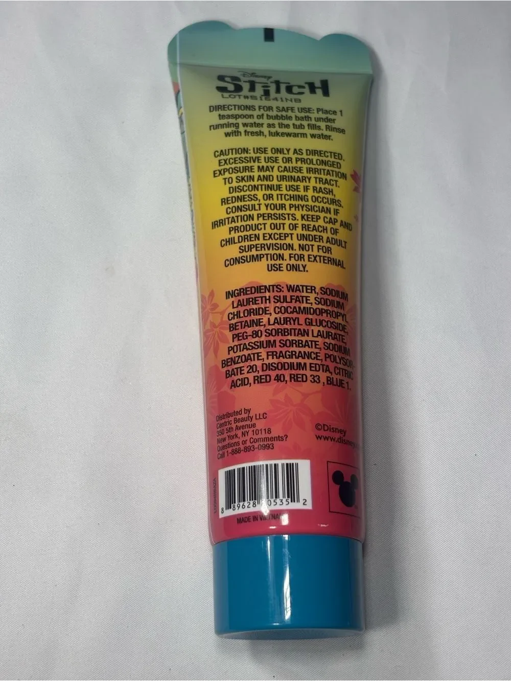 New Stitch Mango Madness Bubble Bath — Pink & Blue