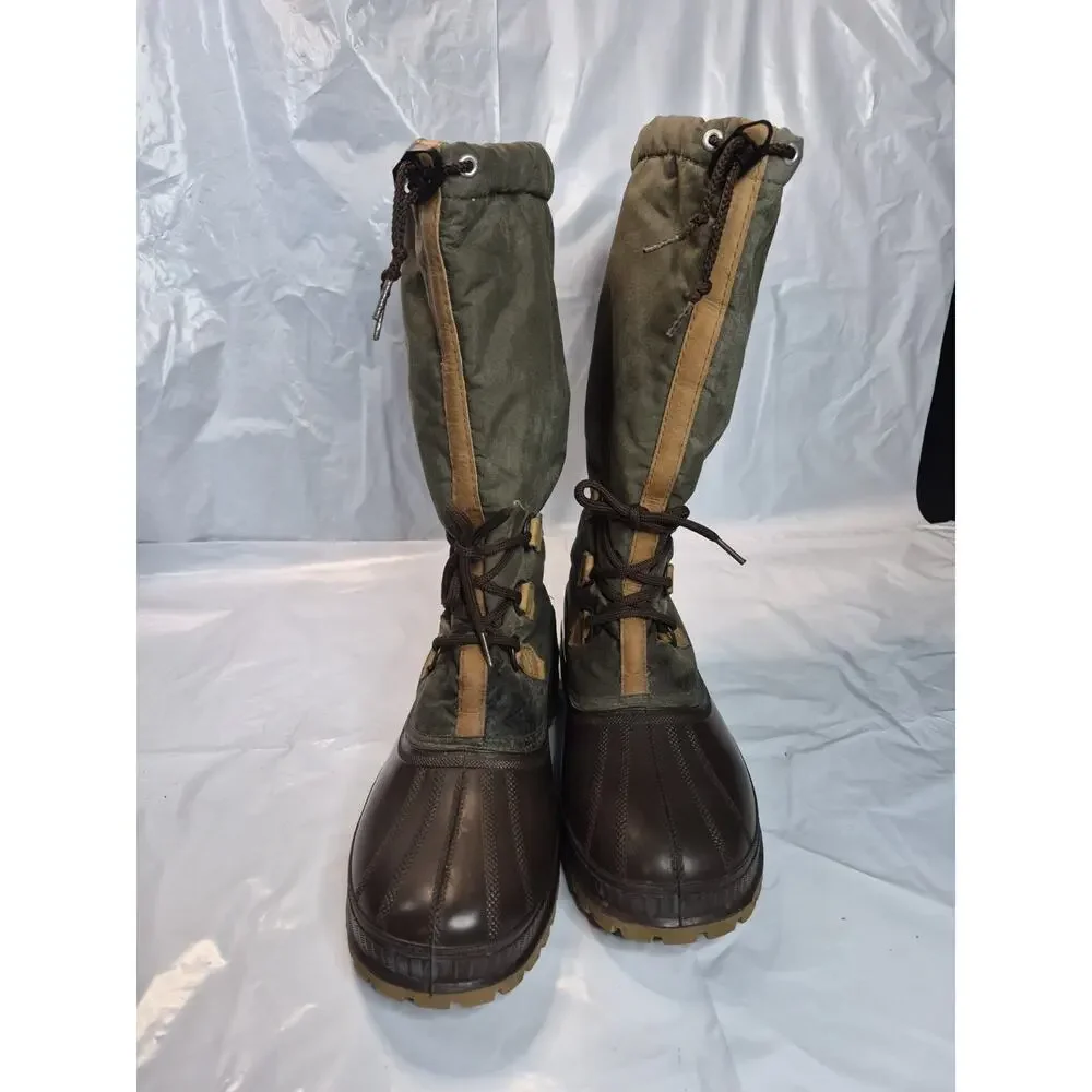 SOREL KAUFMAN WOODSMAN STEEL SHANK INSULATED WINTER BOOTS MENS SIZE 11