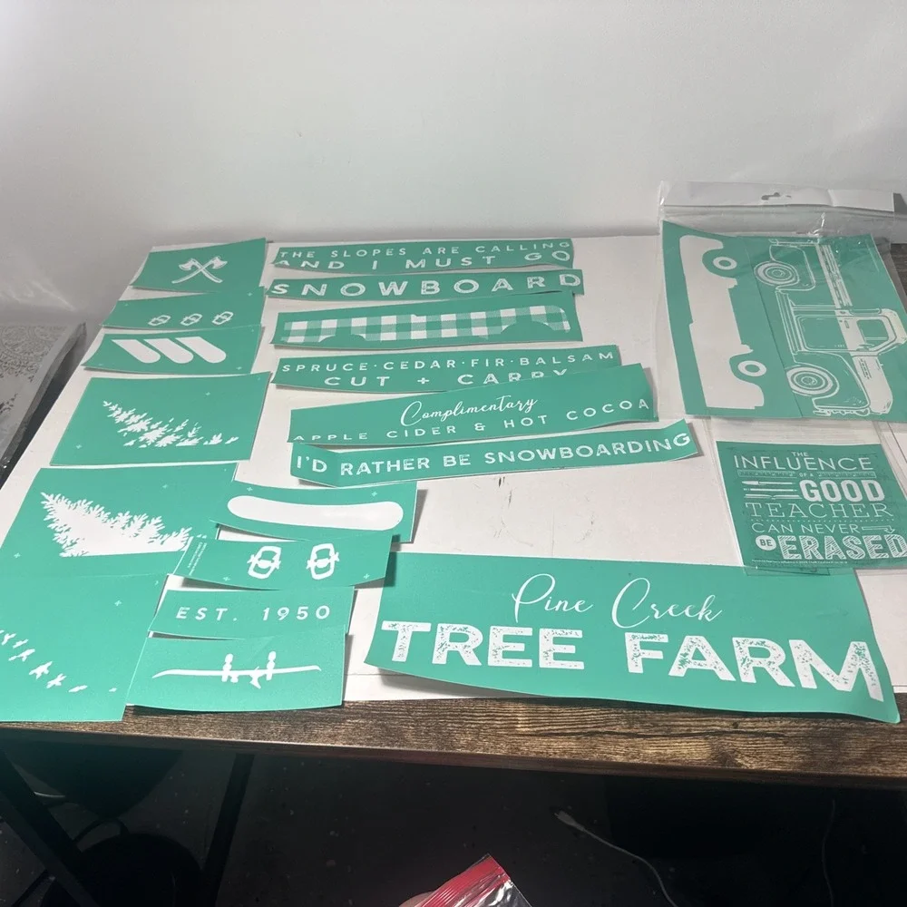 A Huge‎ Lot of Over 150 Chalk Couture Reusable Transfers / Stencils + Surfaces