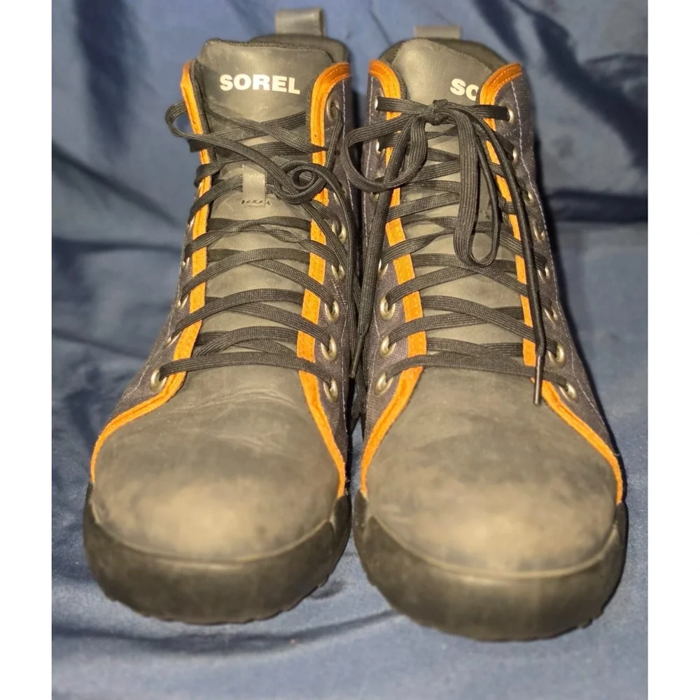 SOREL Paxson 64 Nocturnal‎ Outdry Boots Men 10 Waterproof Laced Outdoor Chukka